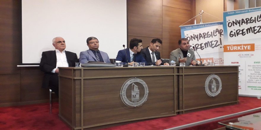 Bağımsız Aday Feyyaz Ekmen, BKMM toplantısına katıldı