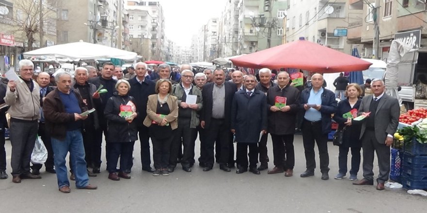 Bağımsız Adaylar Bağlar'da bildiri dağıttı