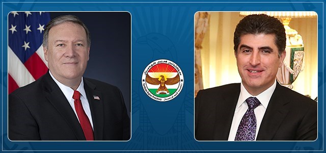 Pompeo, Neçirvan Barzani’yi telefonla arayarak kutladı