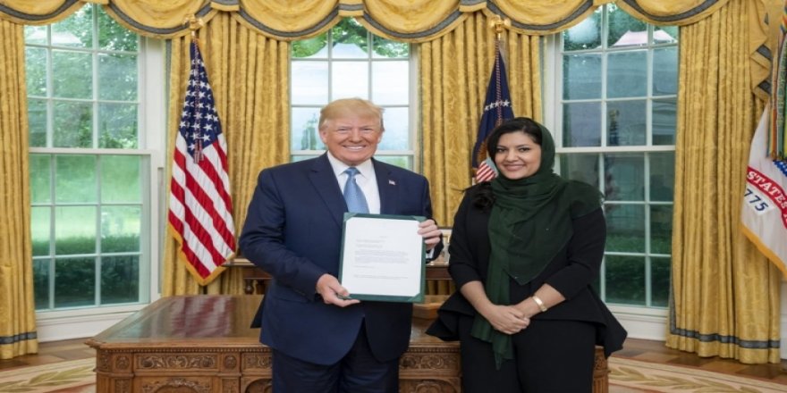 Trump, Suudi Arabistan'ın ilk kadın büyükelçisini kabul etti