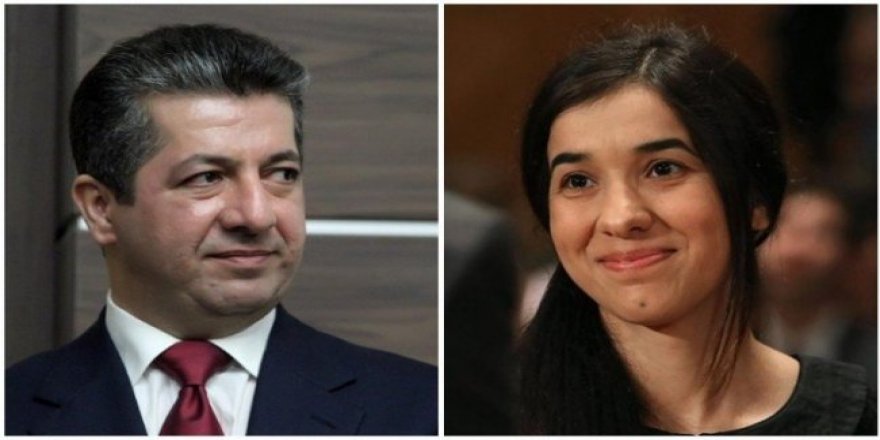 Nadia Murad'an Mesrur Barzani'ye kutlama mesajı