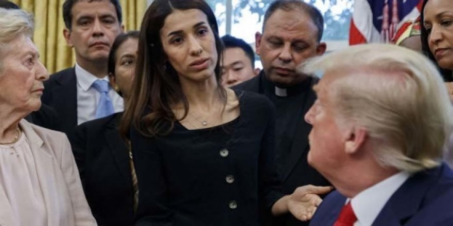 Trump 'bilgisizliğiyle' Nadya Murad karşısında olay oldu