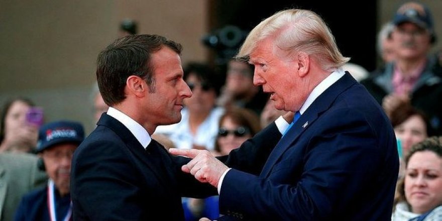 Trump'tan Macron'a uyarı