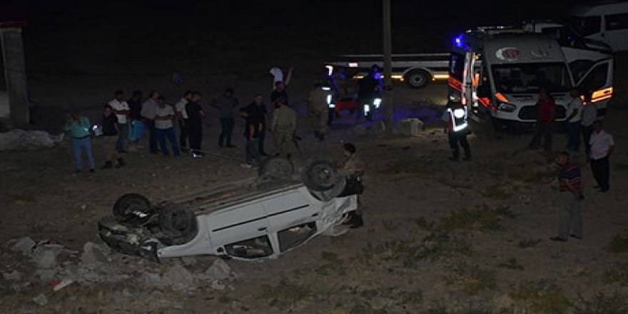 Ağrı’da otomobil devrildi: 1 kişi öldü