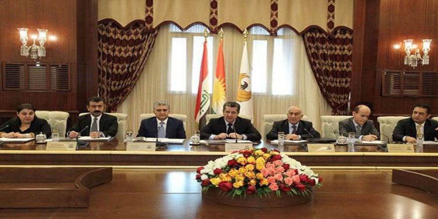 Kürdistan Hükümet Kabinesinde Alınan Kararlar Açıklandı
