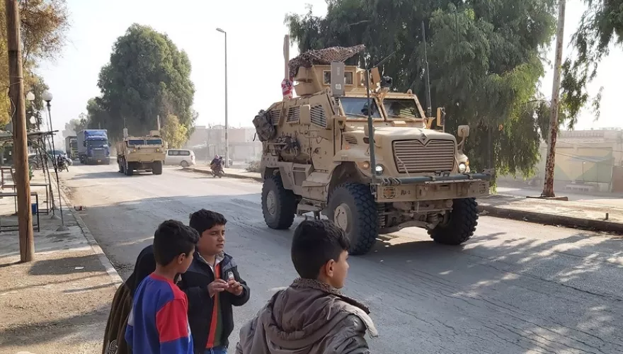ABD askeri konvoyu Türkiye-Suriye sınırındaki Dirbêsî'ye girdi