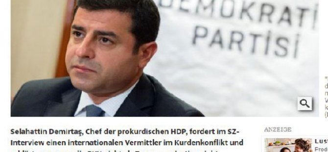 Demirtaş: "Biz PKK şiddetini kabul etmiyoruz"