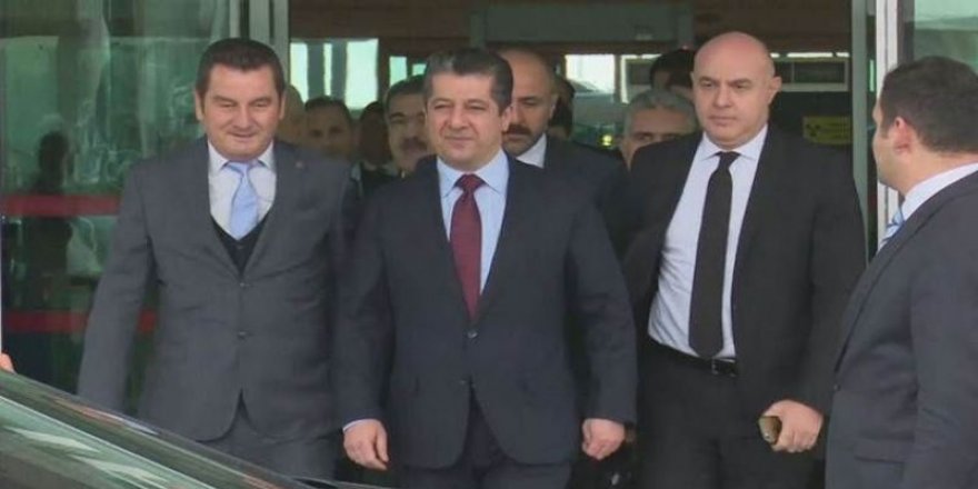 Başbakan Mesrur Barzani Ankara’da