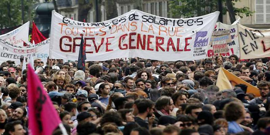 Macron'un reformuna karşı Fransızlar pes etmiyor