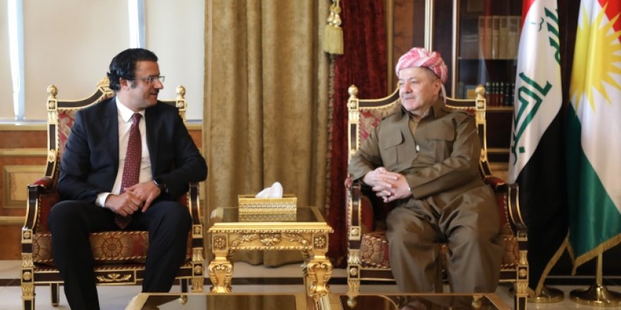 Başkan Mesud Barzani, Kuveyt Erbil Başkonsolosu ile bir araya geldi