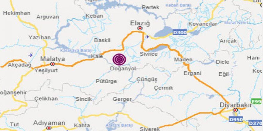 Elazığ'da deprem