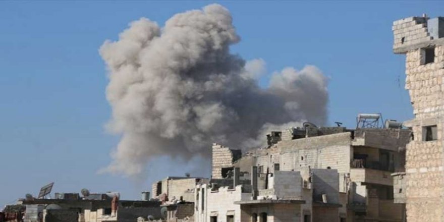 İdlib’e 22’yi aşkın hava saldırısı düzenlendi