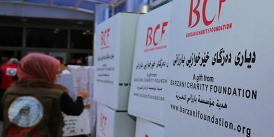 Barzani Yardım Vakfı'nın 7'inci yardım konvoyu Rojava'ya ulaştı