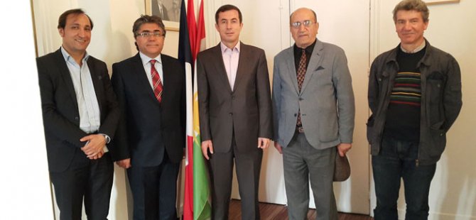 PAK Genel Başkanı Paris’te Kürt Parti ve Kurumlarını Ziyaret Etti