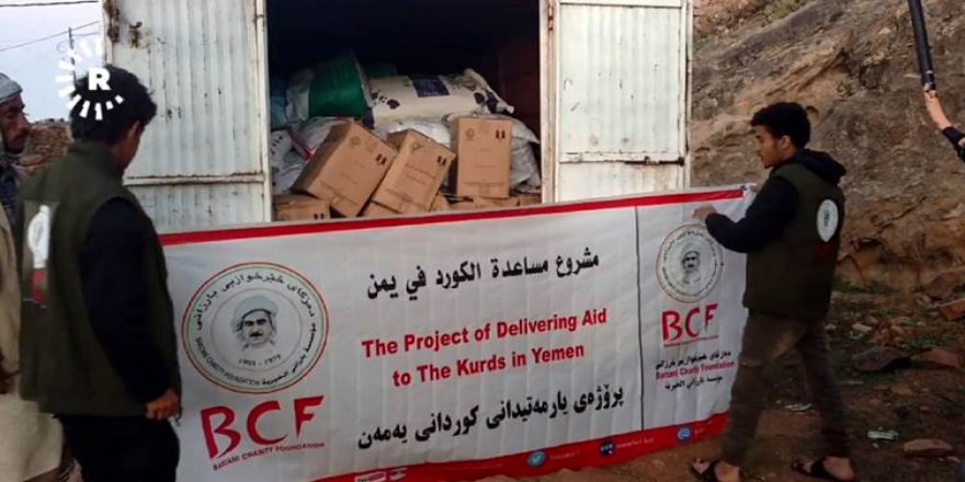 Barzani Yardım Vakfı’ndan Yemenli Kürtlere yardım