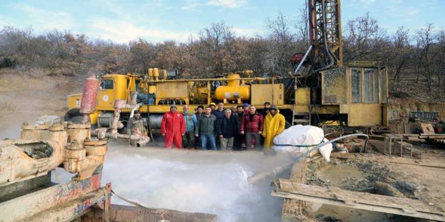 Dersim'de termal kaynak bulundu