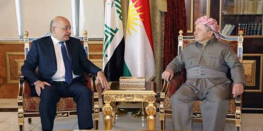 Başkan Mesud Barzani Berhem Salih’i kabul etti