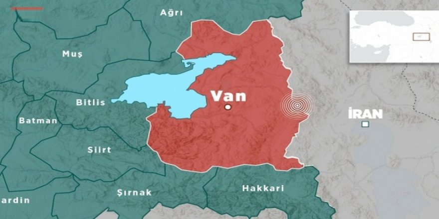 Van'da deprem: Bitlis ve Hakkari'den de hissedildi