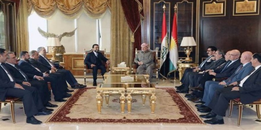 Başkan Barzani ve Muhammed Halbusi görüştü: 6 madde üzerinde anlaşma sağlandı
