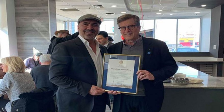 Kürt pizzacıya Kanada’da Üstün Başarı Ödülü