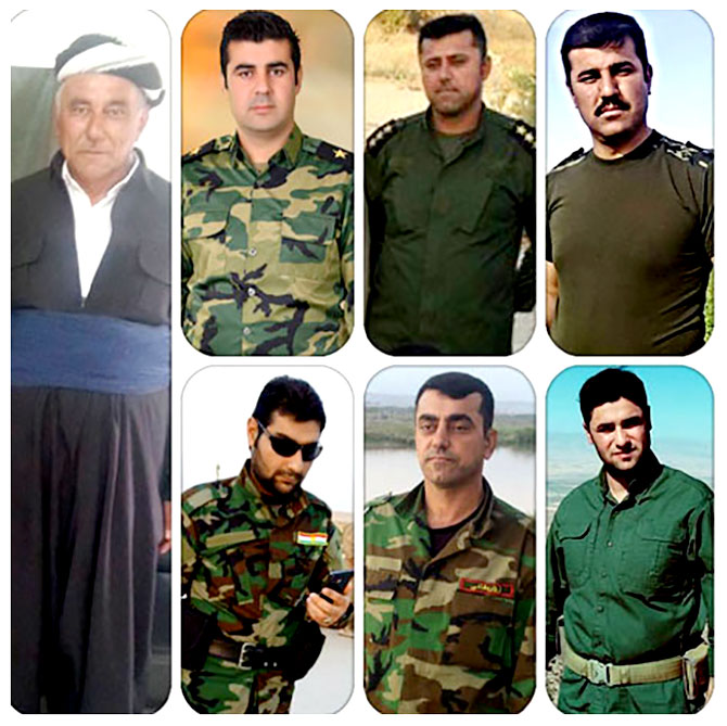 Baba ve 6 oğlu IŞİD’e karşı savaşıyor