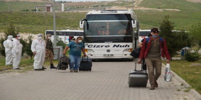 Irak'tan getirilen 285 Türk vatandaşı Batman’da karantinaya alındı