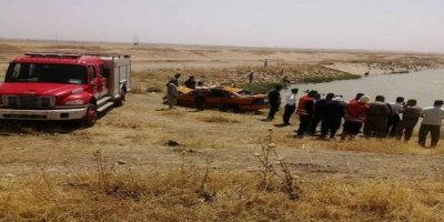 Dakuk Çayı’na düşen otomobildeki 4 çocuk akıntıya kapıldı