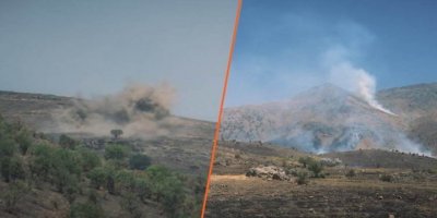 TSK ve İran ordusu eşzamanlı Kandil’e yakın bölgeyi bombaladı