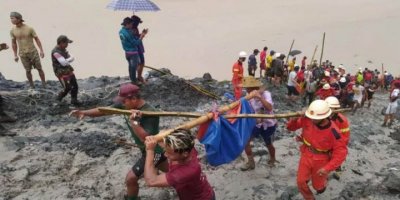 Myanmar'da madende heyelan: En az 160 ölü