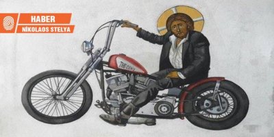 ‘Motosikletli İsa’ Kıbrıs’ta kriz çıkardı