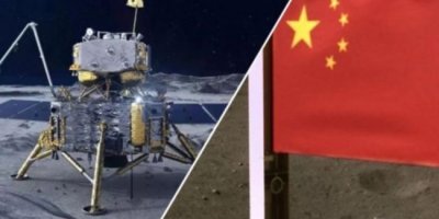 Çin Ay'a bayrak dikti