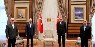 HÜDAPAR Genel Başkanı ile Erdoğan bir araya geldi