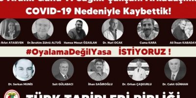 TTB: 11 sağlık çalışanı daha Covid-19 nedeniyle hayatını kaybetti