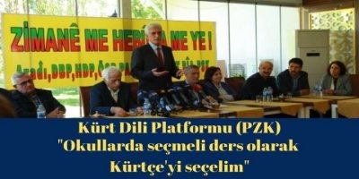 Kürt Dil Platformu’ndan seçmeli ders açıklaması