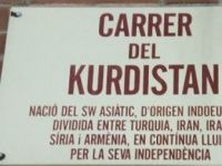 Katalonya'da bir caddeye Kürdistan adı verildi