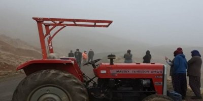 Dersim'de maden ocağına karşı çıkan köylüler yol kapattı
