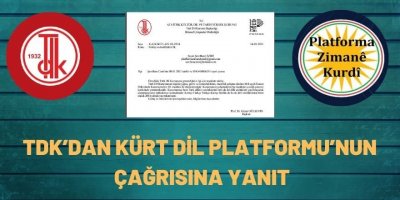 TDK’DAN KÜRT DİL PLATFORMU’NUN ÇAĞRISINA YANIT