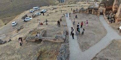 Pandemiye rağmen Zerzevan’a ziyaretçi akını