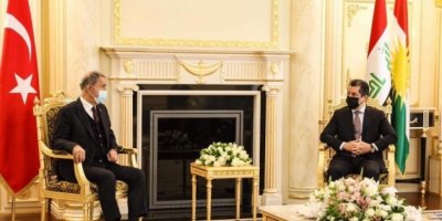 Başbakan Mesrur Barzani, Hulusi Akar’la görüştü  