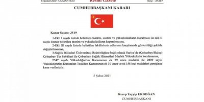 Erdoğan Halep'e üniversite açma kararı aldı