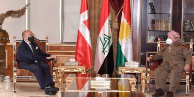 Başkan Mesud Barzani, Danimarka Büyükelçisi Stig Paolo Pires ile görüştü
