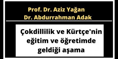 Çokdillilik ve Kürtçe'nin eğitim ve öğretimde geldiği aşama