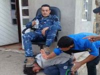 Kerkük'te Irak polisinin Kürtlere yaptığı zulmün resmi