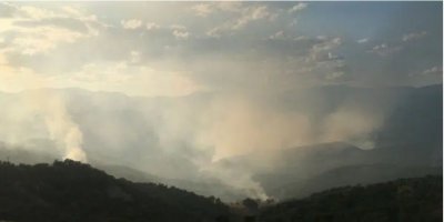 ‘Söndürüldü’ denilen Hozat’taki orman yangını devam ediyor