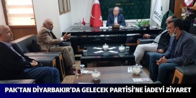 PAK’tan Diyarbakır’da Gelecek Partisi’ne İadeyi Ziyaret