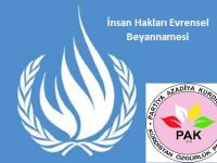 PAK'tan BM ve Dünya Devletleri'ne çağrı!