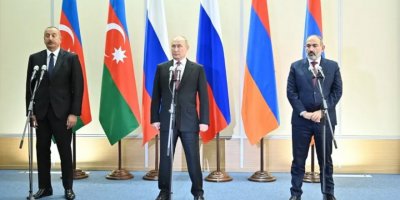 Putin, Aliyev ve Paşinyan'ın Soçi zirvesi sona erdi