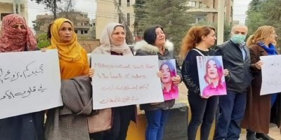 Qamışlo...BM önünde toplanan aileler DSG’den çocuklarını geri istiyorlar