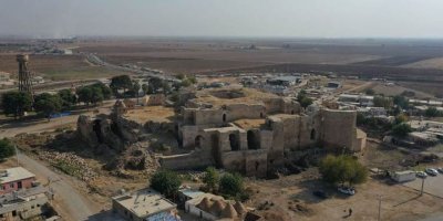 Tarihi Harran Sarayı'nın salonu ortaya çıkartıldı