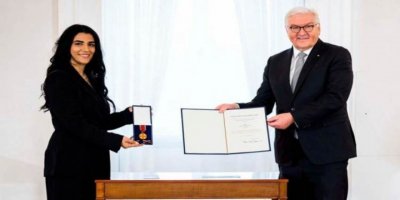 Rojavalı Bijen Hasan Almanya Liyakat Nişanı’nı aldı